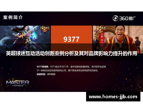 英超球迷互动活动创新案例分析及其对品牌影响力提升的作用