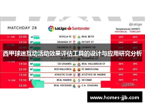 西甲球迷互动活动效果评估工具的设计与应用研究分析